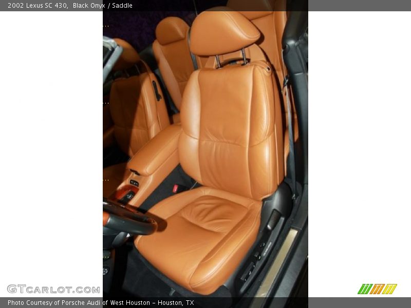 Black Onyx / Saddle 2002 Lexus SC 430