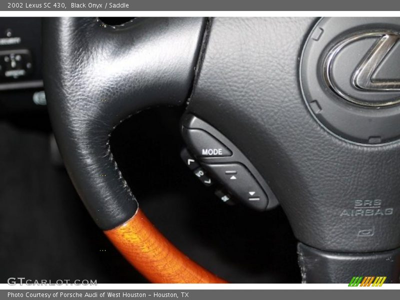 Black Onyx / Saddle 2002 Lexus SC 430