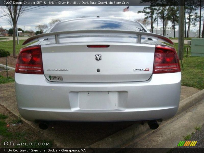 Bright Silver Metallic / Dark Slate Gray/Light Slate Gray 2007 Dodge Charger SRT-8