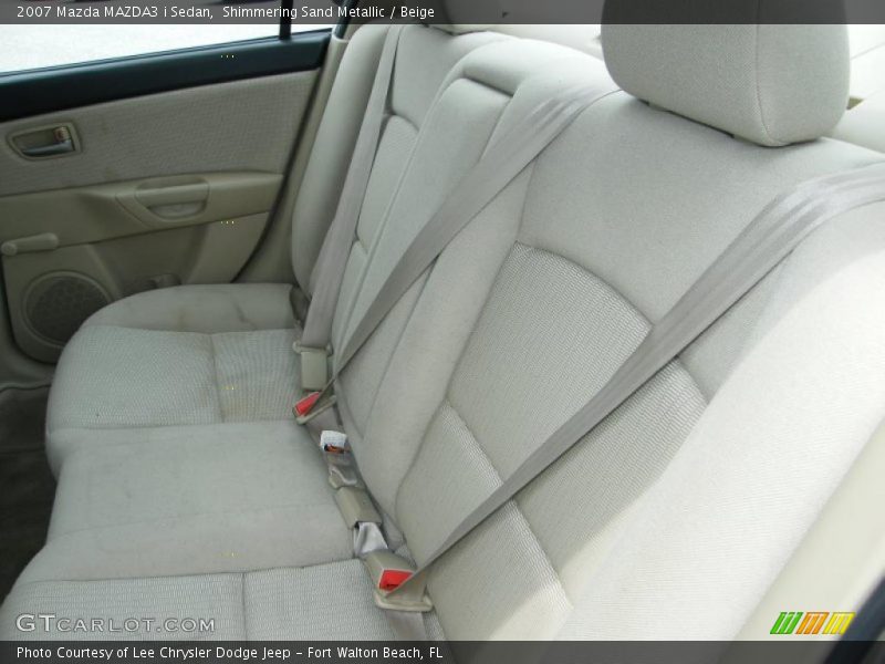 Shimmering Sand Metallic / Beige 2007 Mazda MAZDA3 i Sedan