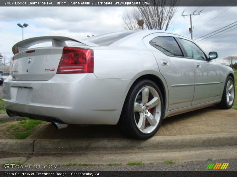 Bright Silver Metallic / Dark Slate Gray/Light Slate Gray 2007 Dodge Charger SRT-8