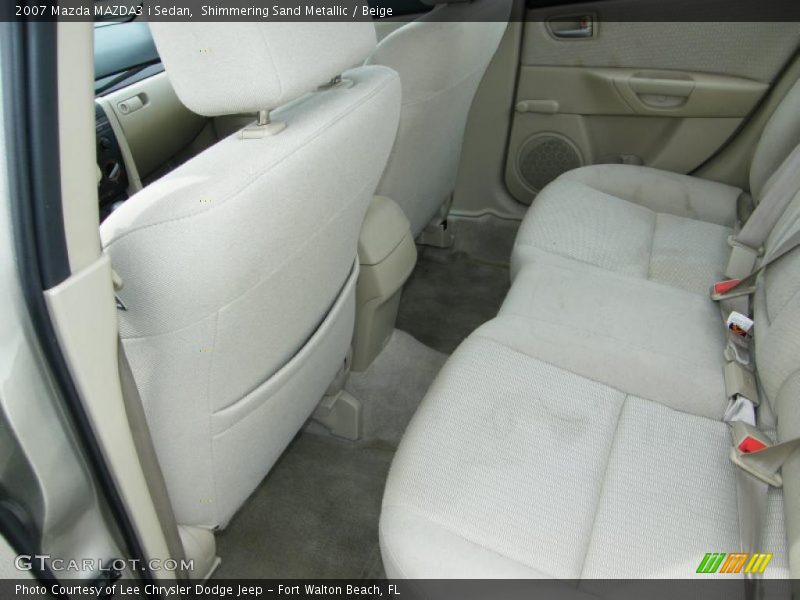 Shimmering Sand Metallic / Beige 2007 Mazda MAZDA3 i Sedan