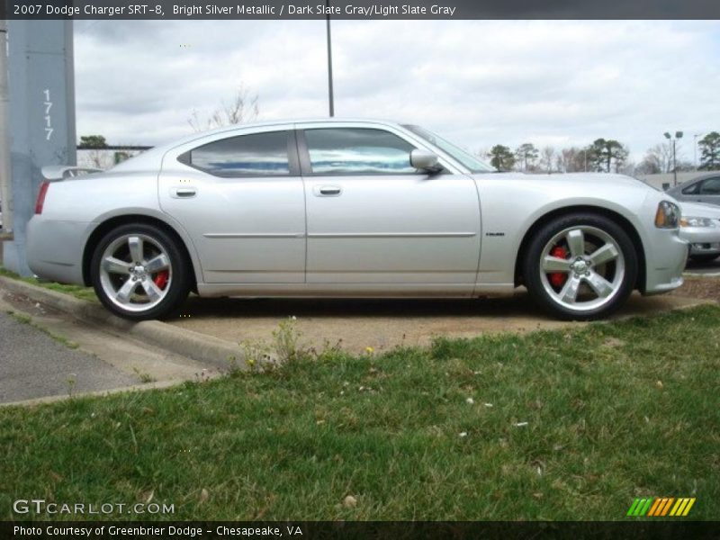 Bright Silver Metallic / Dark Slate Gray/Light Slate Gray 2007 Dodge Charger SRT-8