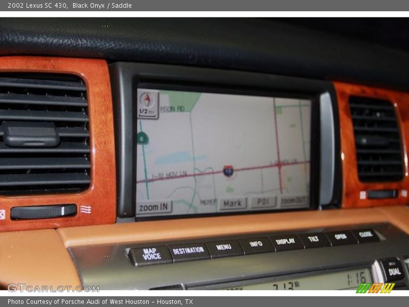 Black Onyx / Saddle 2002 Lexus SC 430