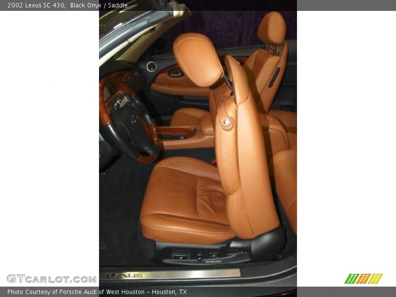 Black Onyx / Saddle 2002 Lexus SC 430
