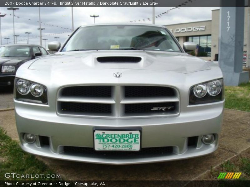 Bright Silver Metallic / Dark Slate Gray/Light Slate Gray 2007 Dodge Charger SRT-8