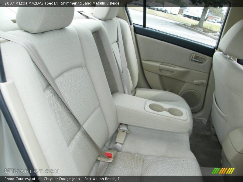 Shimmering Sand Metallic / Beige 2007 Mazda MAZDA3 i Sedan