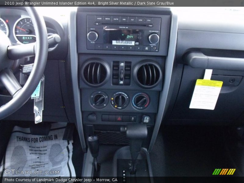 Bright Silver Metallic / Dark Slate Gray/Blue 2010 Jeep Wrangler Unlimited Islander Edition 4x4