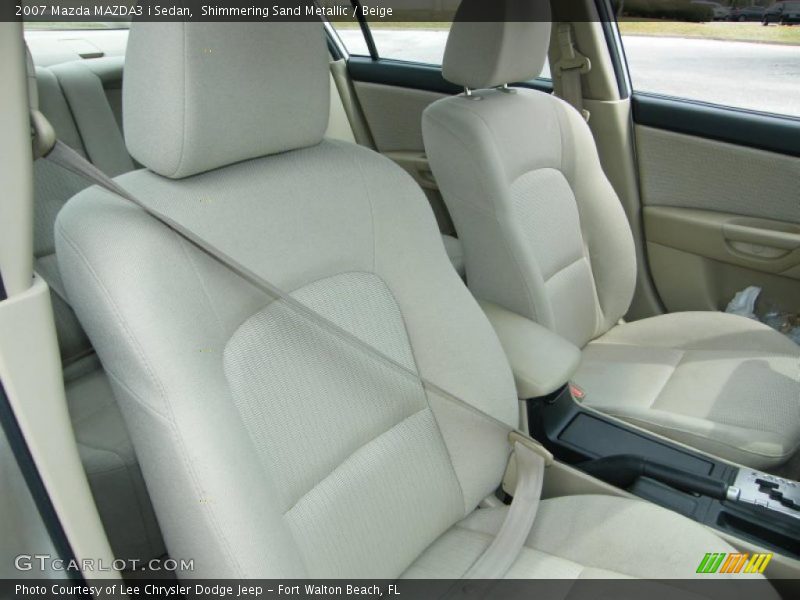 Shimmering Sand Metallic / Beige 2007 Mazda MAZDA3 i Sedan