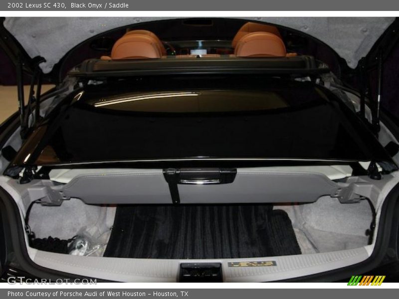 Black Onyx / Saddle 2002 Lexus SC 430