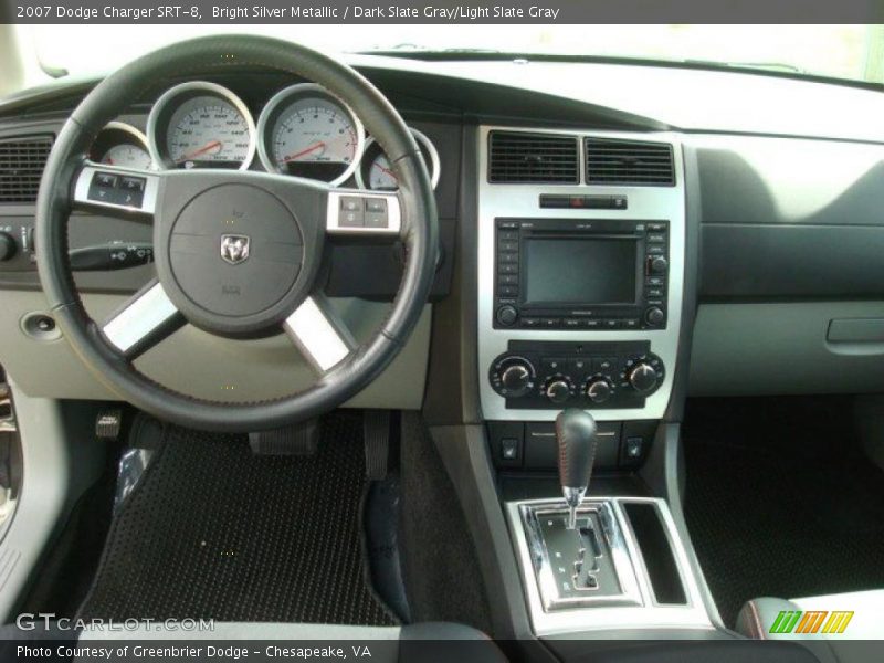 Bright Silver Metallic / Dark Slate Gray/Light Slate Gray 2007 Dodge Charger SRT-8