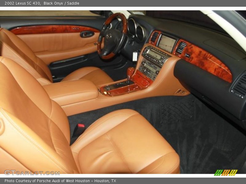 Black Onyx / Saddle 2002 Lexus SC 430