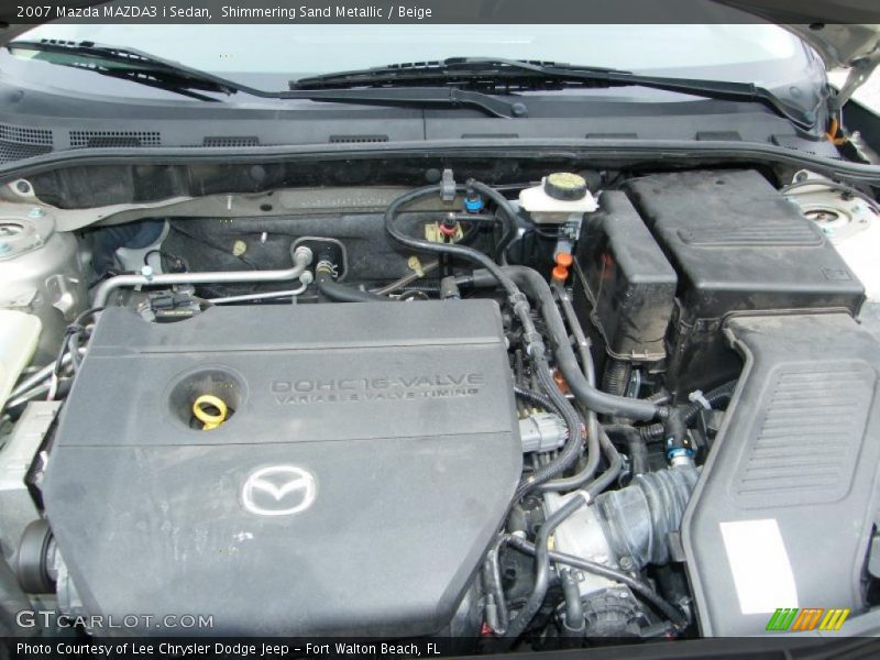 Shimmering Sand Metallic / Beige 2007 Mazda MAZDA3 i Sedan