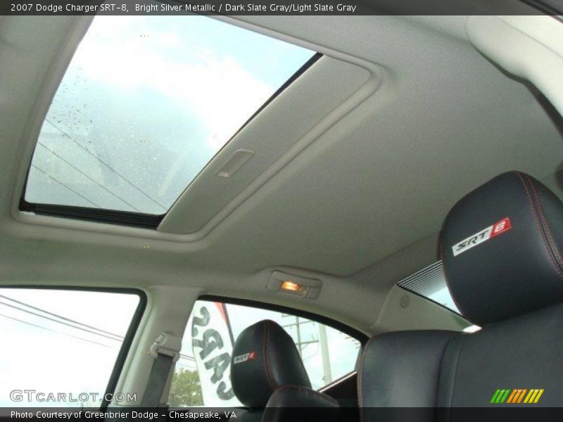 Bright Silver Metallic / Dark Slate Gray/Light Slate Gray 2007 Dodge Charger SRT-8