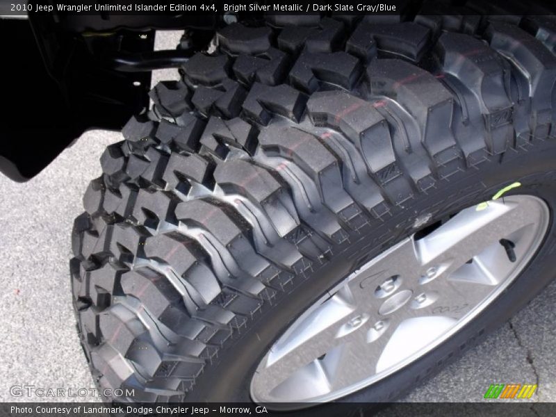 Bright Silver Metallic / Dark Slate Gray/Blue 2010 Jeep Wrangler Unlimited Islander Edition 4x4