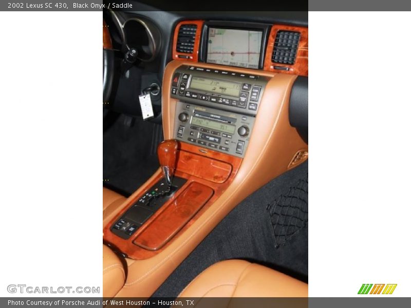 Black Onyx / Saddle 2002 Lexus SC 430