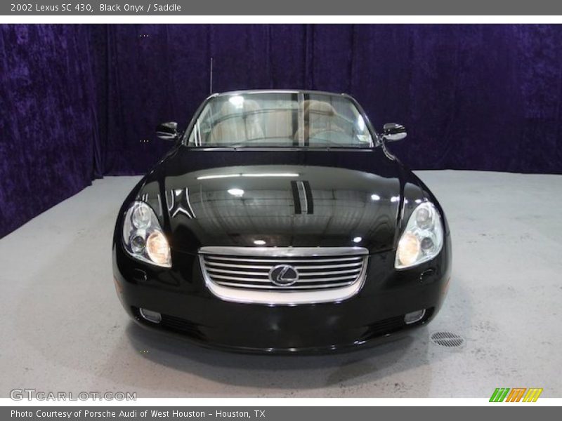 Black Onyx / Saddle 2002 Lexus SC 430