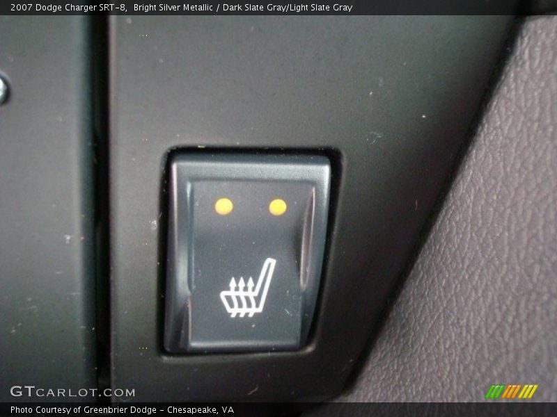 Bright Silver Metallic / Dark Slate Gray/Light Slate Gray 2007 Dodge Charger SRT-8