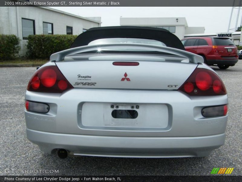 Sterling Silver Metallic / Black 2001 Mitsubishi Eclipse Spyder GT