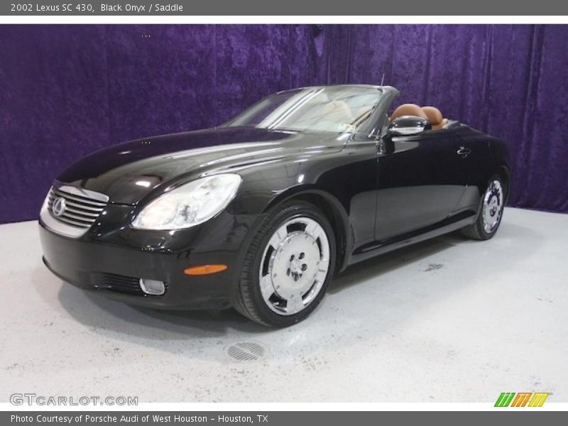 Black Onyx / Saddle 2002 Lexus SC 430