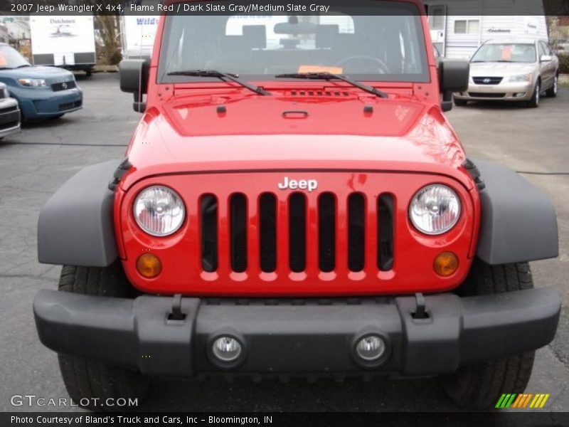 Flame Red / Dark Slate Gray/Medium Slate Gray 2007 Jeep Wrangler X 4x4