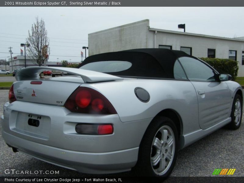 Sterling Silver Metallic / Black 2001 Mitsubishi Eclipse Spyder GT