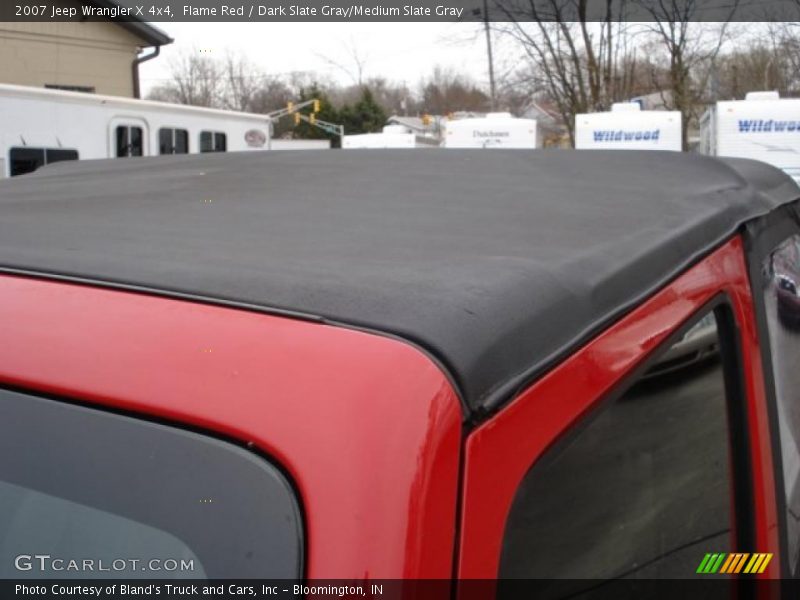 Flame Red / Dark Slate Gray/Medium Slate Gray 2007 Jeep Wrangler X 4x4