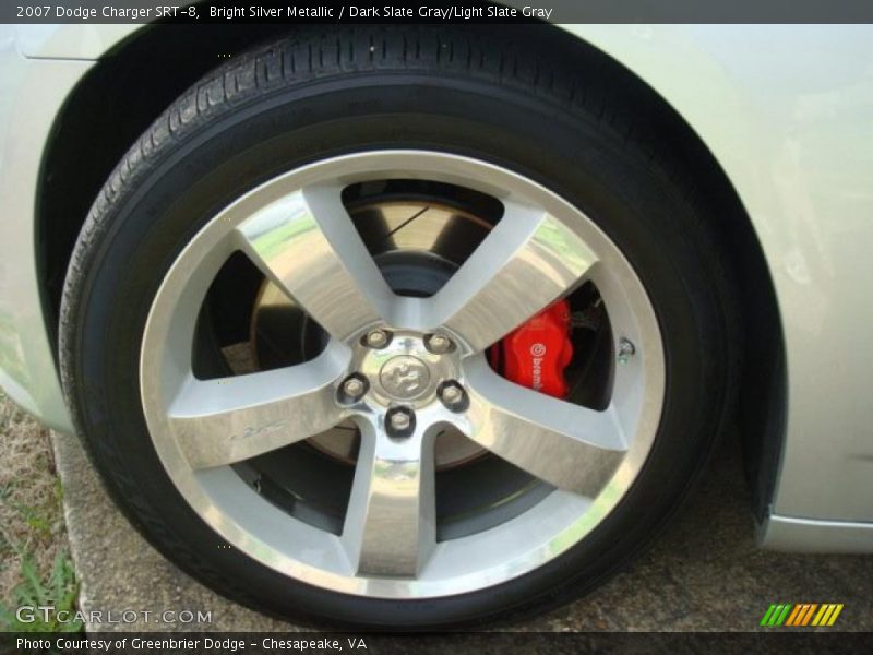 Bright Silver Metallic / Dark Slate Gray/Light Slate Gray 2007 Dodge Charger SRT-8