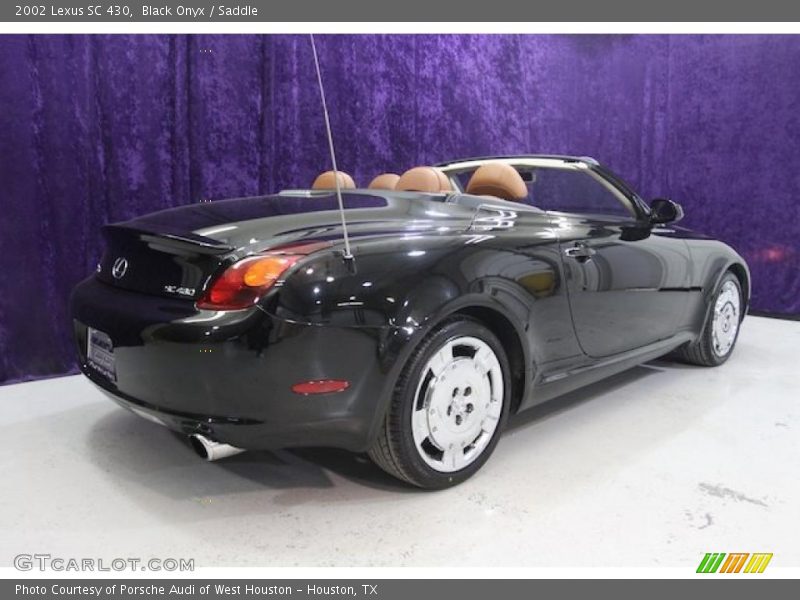 Black Onyx / Saddle 2002 Lexus SC 430