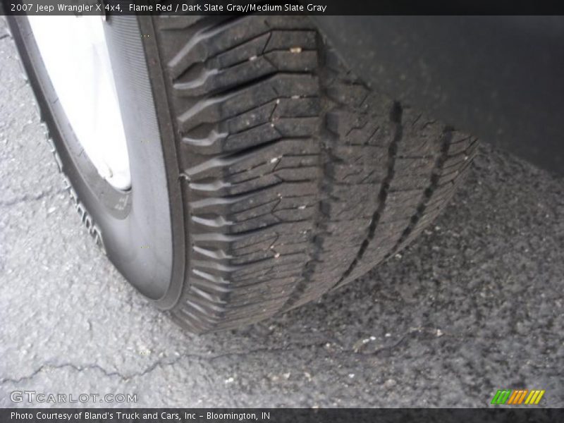 Flame Red / Dark Slate Gray/Medium Slate Gray 2007 Jeep Wrangler X 4x4
