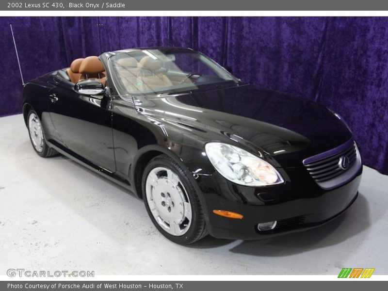 Black Onyx / Saddle 2002 Lexus SC 430