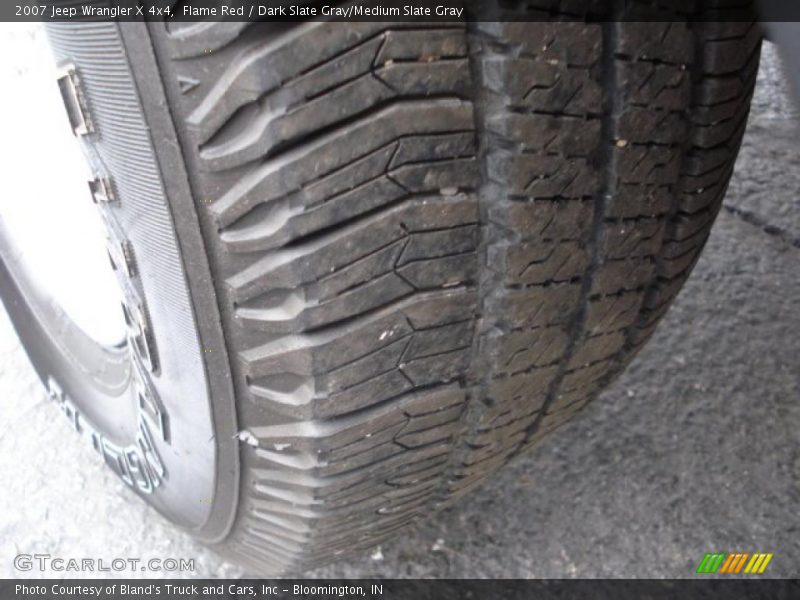 Flame Red / Dark Slate Gray/Medium Slate Gray 2007 Jeep Wrangler X 4x4
