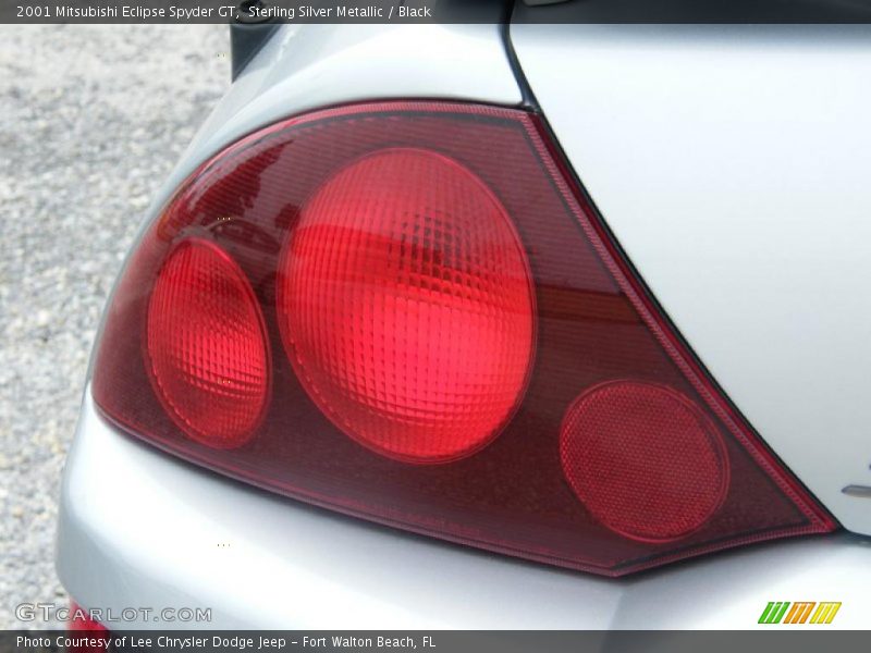 Sterling Silver Metallic / Black 2001 Mitsubishi Eclipse Spyder GT