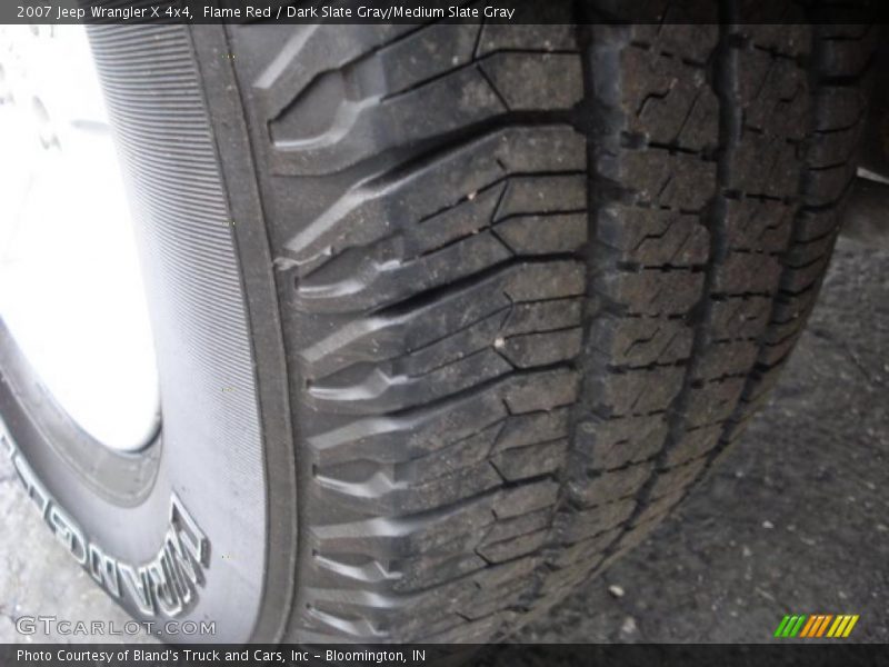Flame Red / Dark Slate Gray/Medium Slate Gray 2007 Jeep Wrangler X 4x4