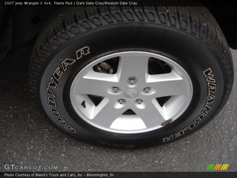 Flame Red / Dark Slate Gray/Medium Slate Gray 2007 Jeep Wrangler X 4x4