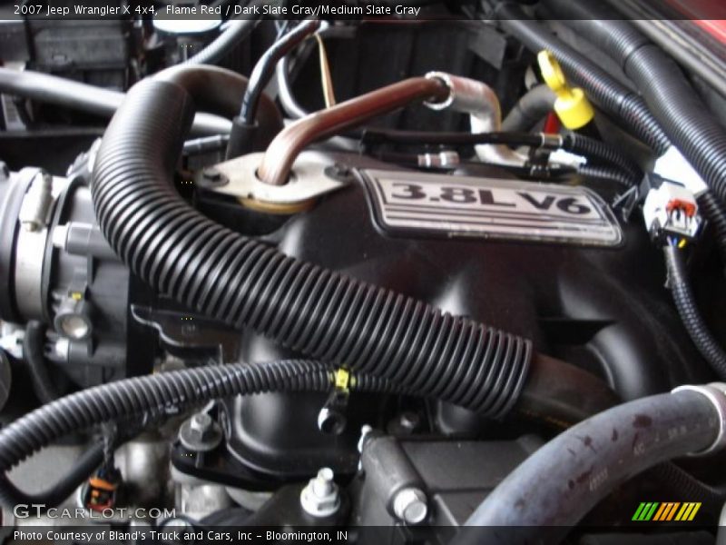 Flame Red / Dark Slate Gray/Medium Slate Gray 2007 Jeep Wrangler X 4x4