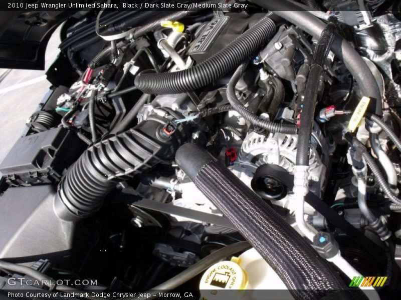 Black / Dark Slate Gray/Medium Slate Gray 2010 Jeep Wrangler Unlimited Sahara