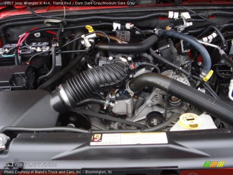 Flame Red / Dark Slate Gray/Medium Slate Gray 2007 Jeep Wrangler X 4x4