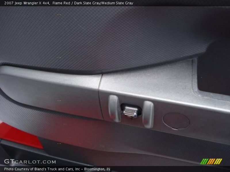Flame Red / Dark Slate Gray/Medium Slate Gray 2007 Jeep Wrangler X 4x4