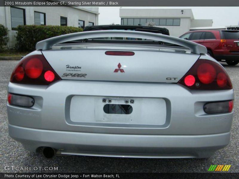 Sterling Silver Metallic / Black 2001 Mitsubishi Eclipse Spyder GT