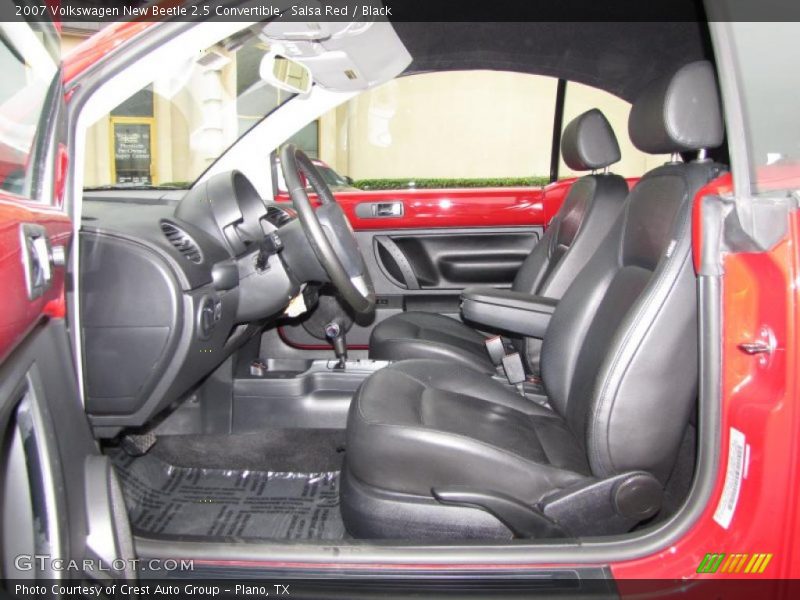 Salsa Red / Black 2007 Volkswagen New Beetle 2.5 Convertible