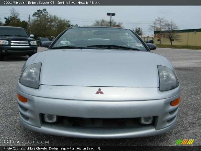 Sterling Silver Metallic / Black 2001 Mitsubishi Eclipse Spyder GT