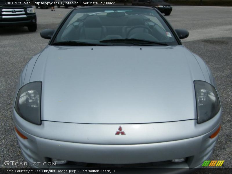 Sterling Silver Metallic / Black 2001 Mitsubishi Eclipse Spyder GT