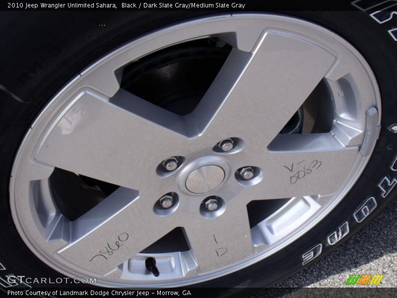 Black / Dark Slate Gray/Medium Slate Gray 2010 Jeep Wrangler Unlimited Sahara