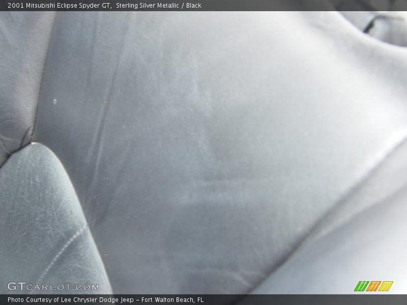 Sterling Silver Metallic / Black 2001 Mitsubishi Eclipse Spyder GT