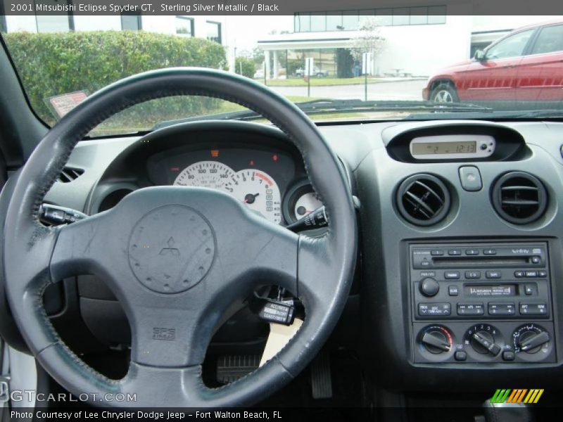 Sterling Silver Metallic / Black 2001 Mitsubishi Eclipse Spyder GT