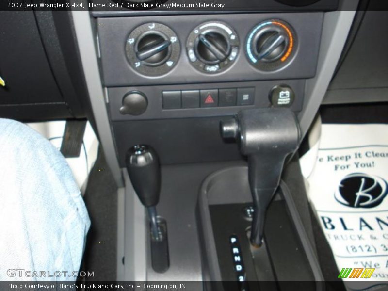 Flame Red / Dark Slate Gray/Medium Slate Gray 2007 Jeep Wrangler X 4x4