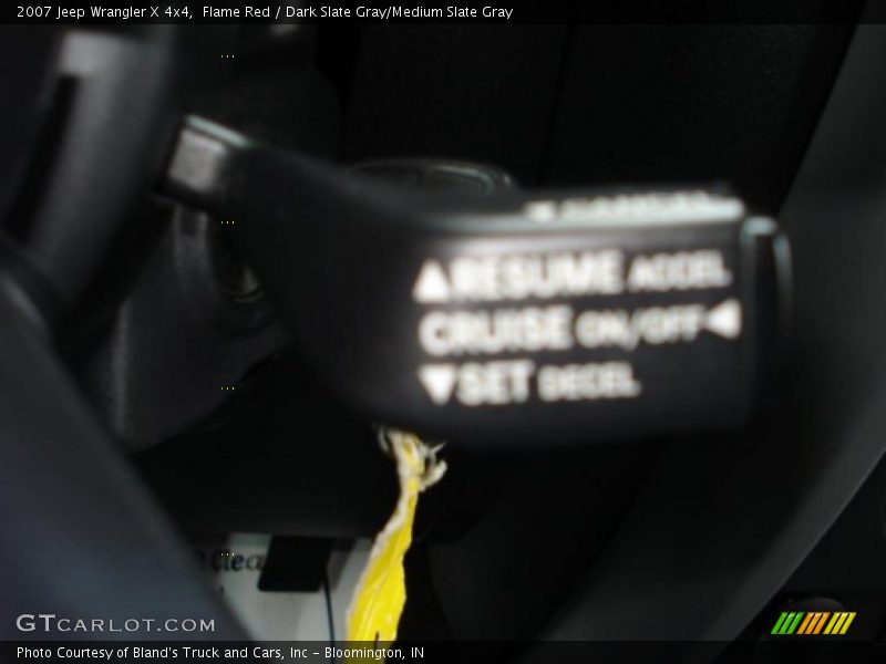 Flame Red / Dark Slate Gray/Medium Slate Gray 2007 Jeep Wrangler X 4x4