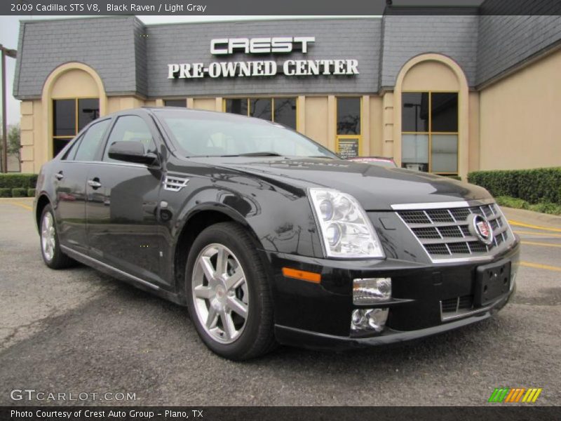 Black Raven / Light Gray 2009 Cadillac STS V8