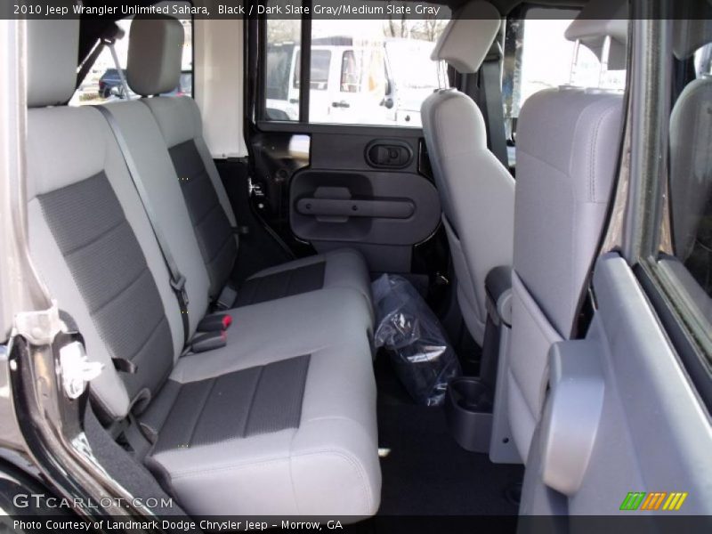 Black / Dark Slate Gray/Medium Slate Gray 2010 Jeep Wrangler Unlimited Sahara